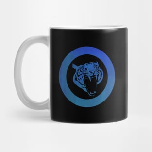 Roaring Tiger Line Drawing Mug